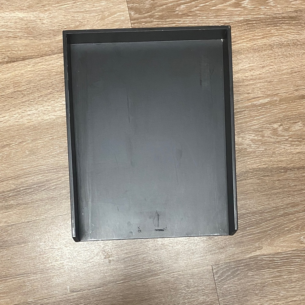 3 Sleek Black paper Tray